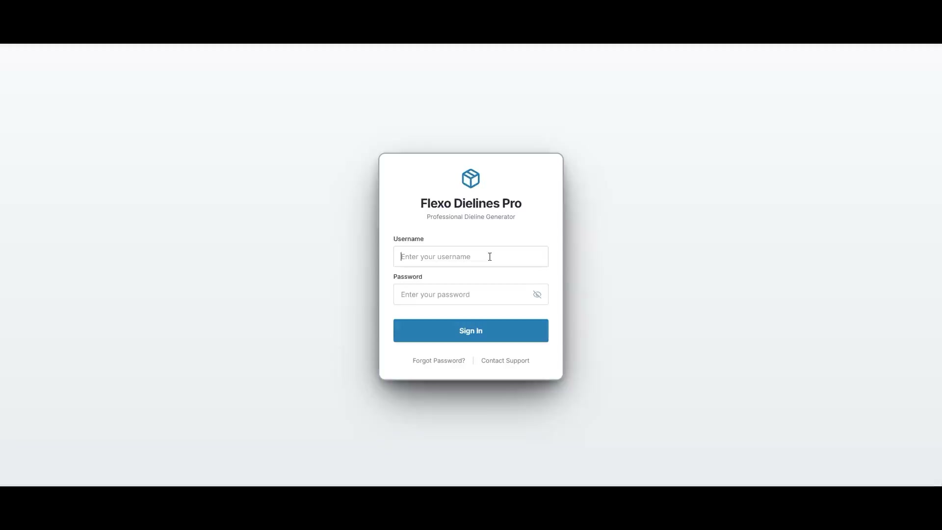 Flexo Dielines Pro software interface preview - click to play demo
